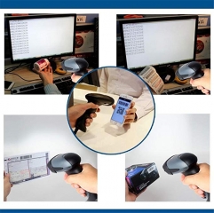 QR Barcode Scanner Eyoyo Wired Handheld 1D 2D USB CCD Barcode Reader For Mobile Payment Computer Screen Scan