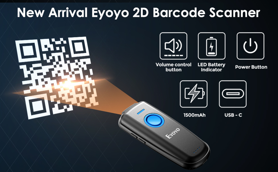 EY-023 2D BARCODE SCANNER BLUETOOT