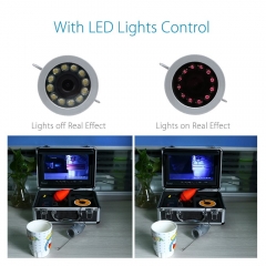 Eyoyo Underwater Fishing Camera 9 inch LCD Monitor 1000TVL Waterproof DVR Video Cam (Infrared Lights 30m cable)