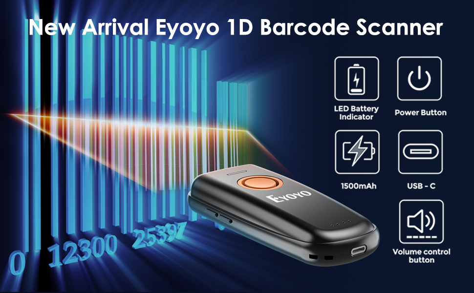 Eyoyo 1D Barcode Scanner