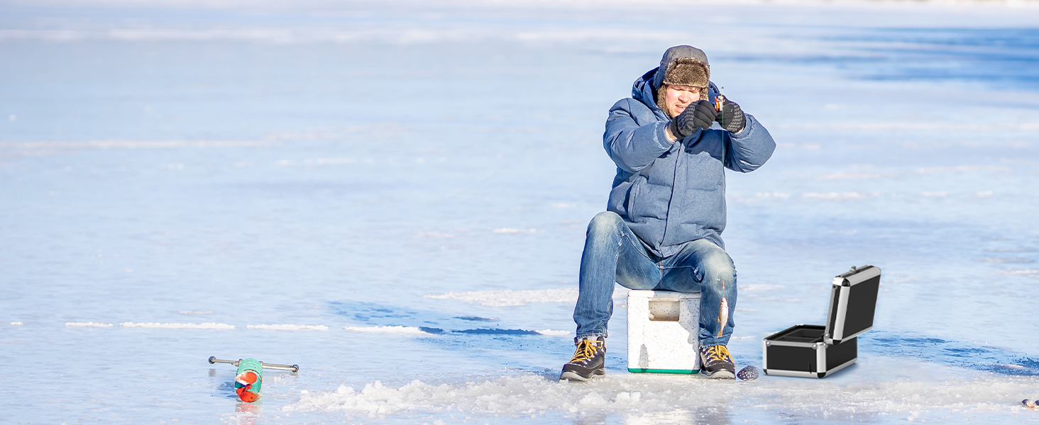 ice fishing