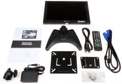 Eyoyo EM10C 10 Inch IPS LCD Hdmi Monitor 1920x1200 Full HD Monitor with HDMI/BNC/VGA/USB Input and Speaker for FPV Video Display DVD PC Laptop