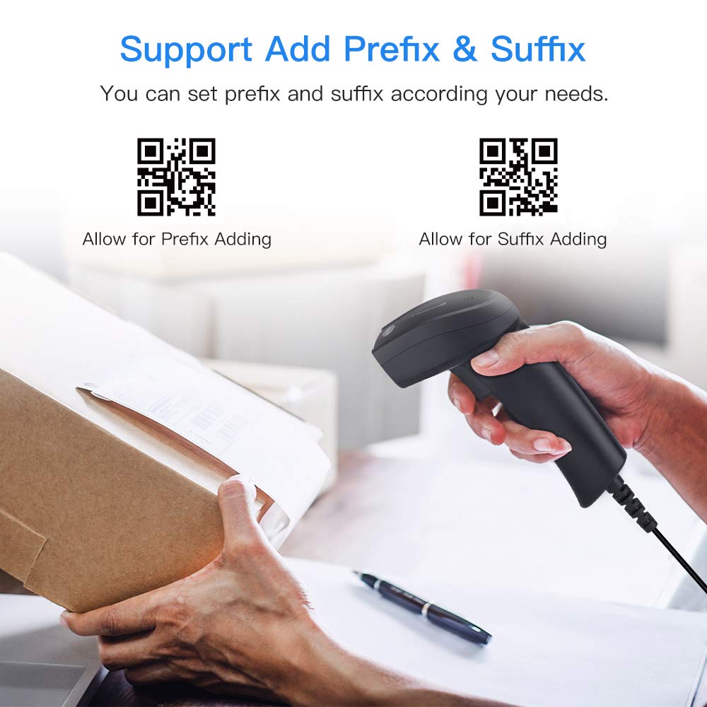 Eyoyo 1D 2D QR Handheld Wired Barcode Scanner, CCD PDF417 Data Matrix Bar Code Reader with USB Cable to for Computer, PC, Laptop, Desktop Support Windows xp/7/8/10, Mac OS, Linux System Eyoyo 1D 2D QR Handheld Wired Barcode Scanner, CCD PDF417 Data Matrix Bar Code Reader with USB Cable to for Computer, PC, Laptop, Desktop Support Windows xp/7/8/10, Mac OS, Linux System