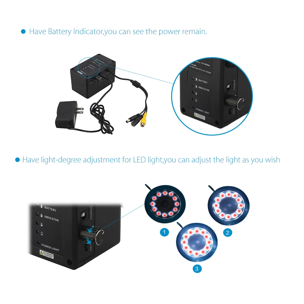 Eyoyo Underwater Fishing Camera 9 inch LCD Monitor HD 1000TVL Waterproof DVR Video Cam (Infrared Lights 30m cable) Eyoyo Underwater Fishing Camera 9 inch LCD Monitor HD 1000TVL Waterproof DVR Video Cam (Infrared Lights 30m cable)